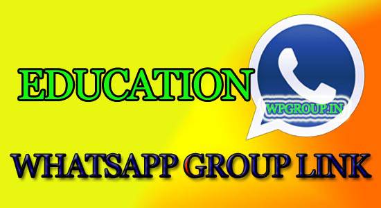 Education whatsapp group link