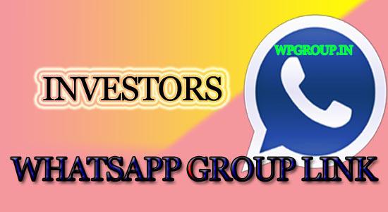 Investors WhatsApp Group link