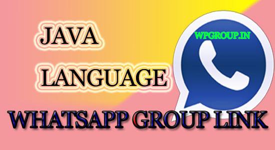 Java Developer Whatsapp group links