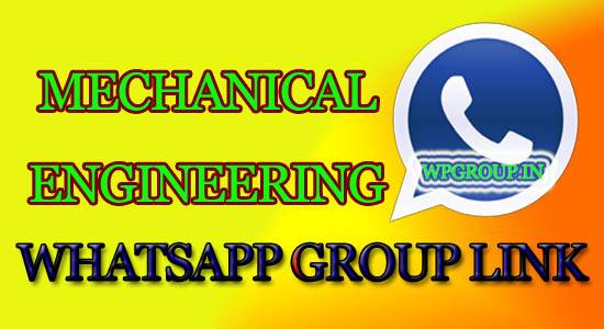Mechanical Engineering Whatsapp Group Link