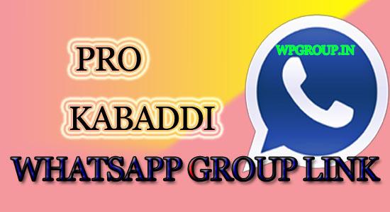 Pro Kabaddi Whatsapp Group