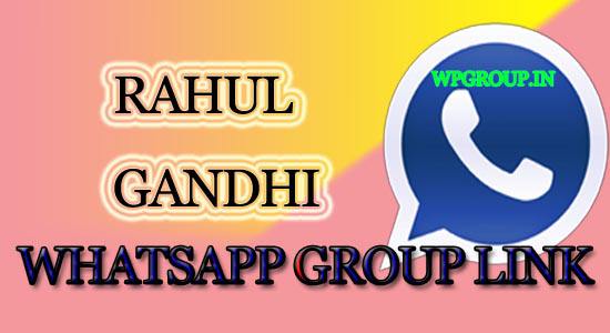 Rahul Gandhi Whatsapp Group Link