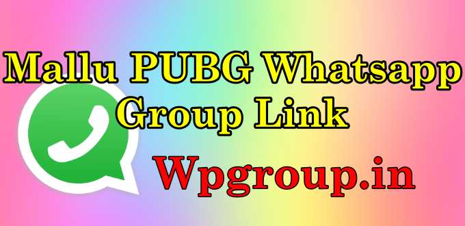 Mallu PUBG Whatsapp Group Link