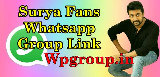 Surya Fans Whatsapp Group Link