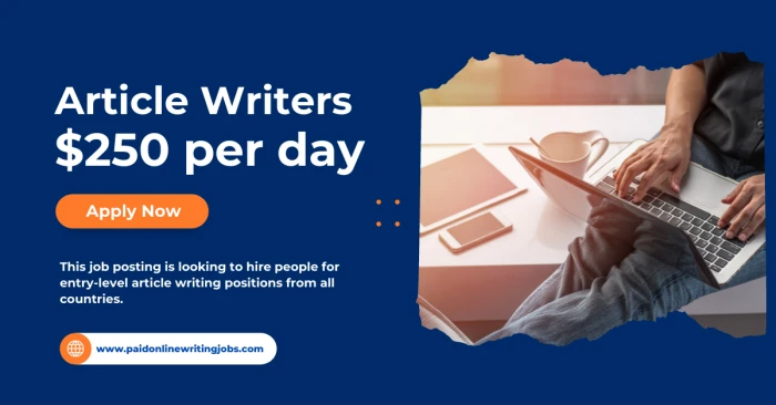Paid Online Writing Jobs 1