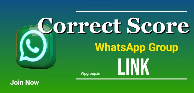 Correct Score whatsapp group link