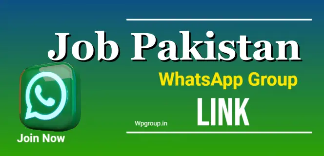 Jobs WhatsApp Group link pakistan