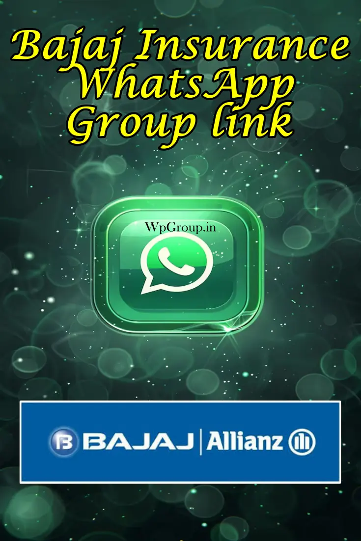 Bajaj Insurance WhatsApp Group link