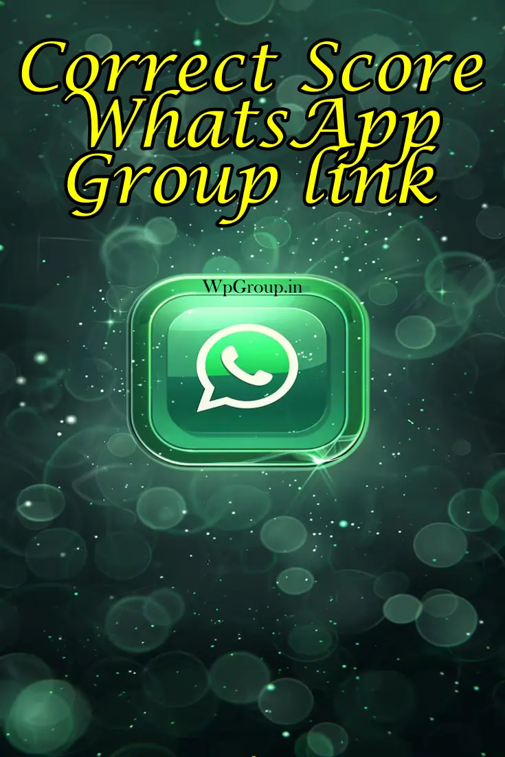 Correct Score WhatsApp Group link