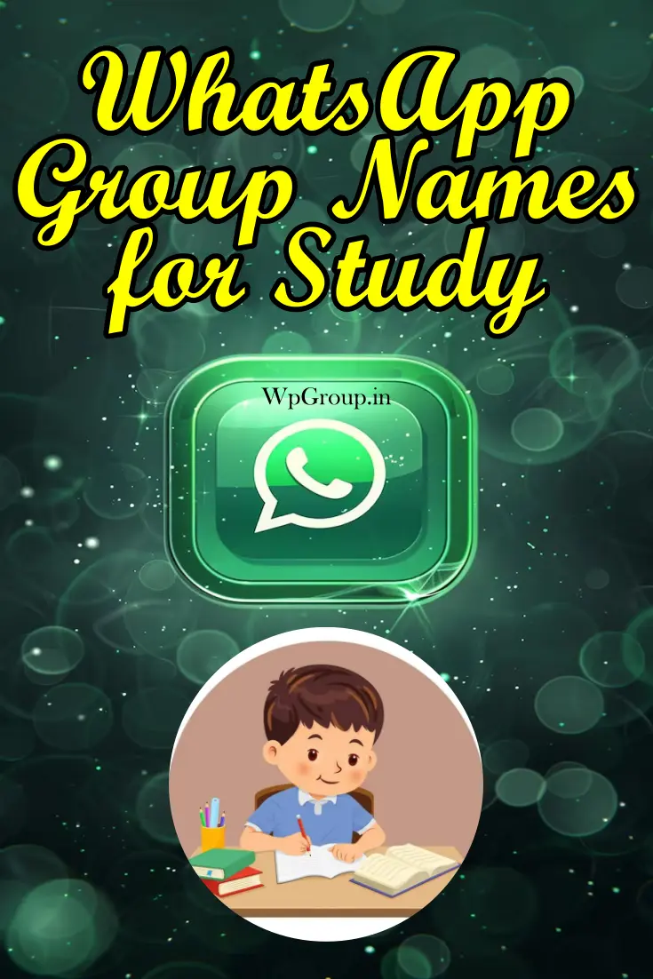 WhatsApp Group Names for Study