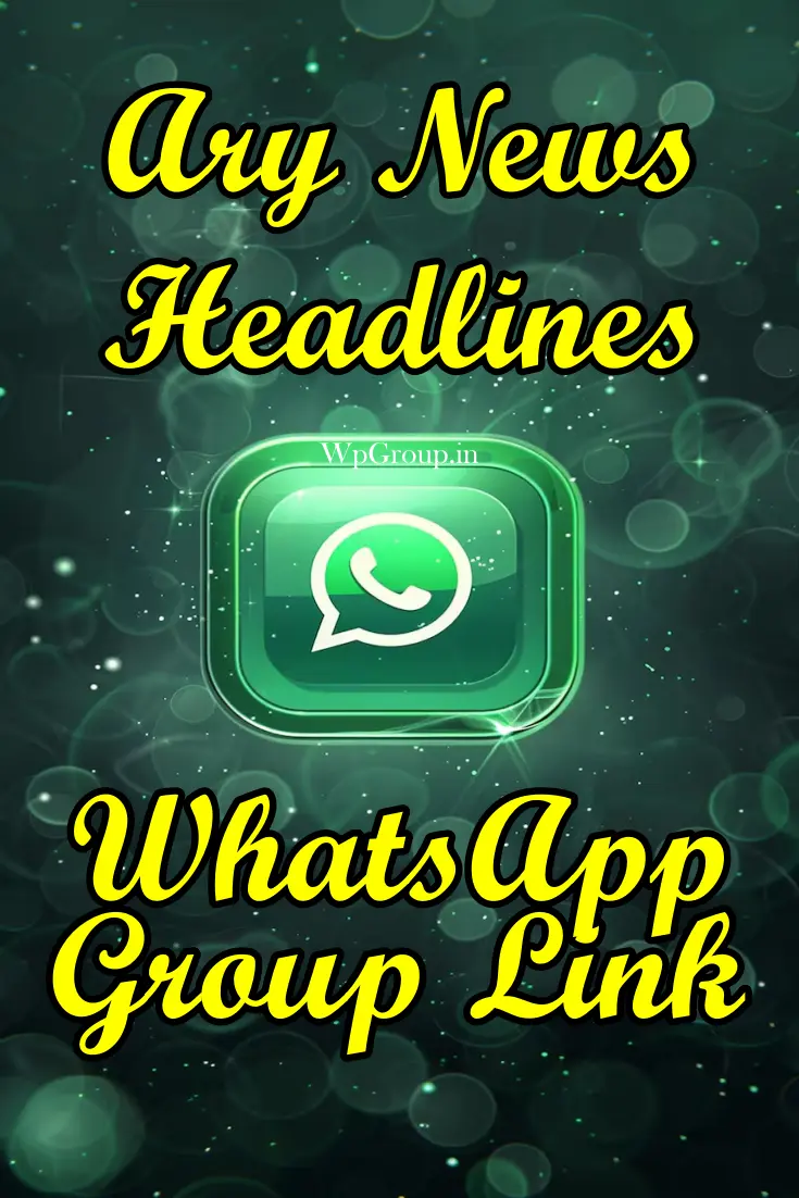 Ary News Headlines WhatsApp Group link