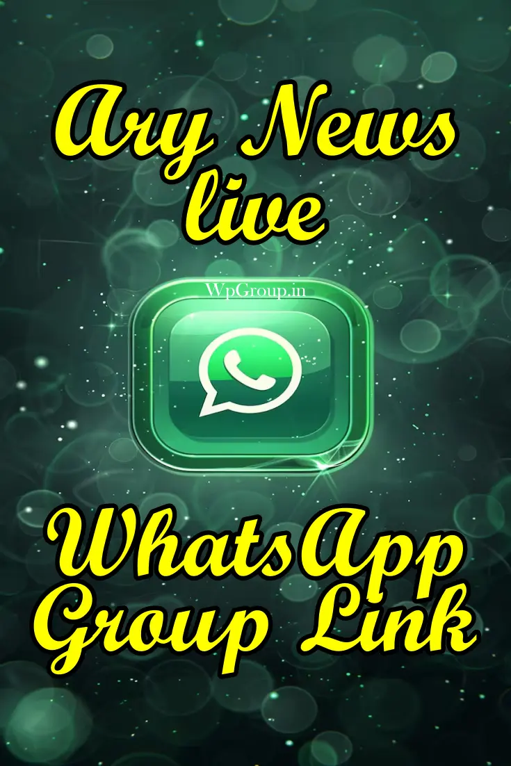 Ary News live WhatsApp Group link
