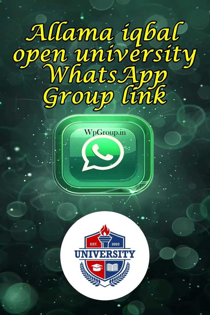 Allama iqbal open university WhatsApp Group link