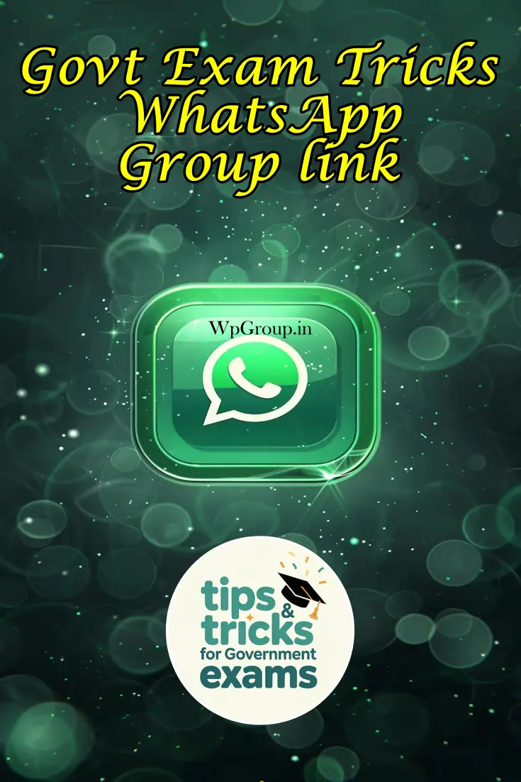 Govt Exam Tricks Whatsapp Group Link