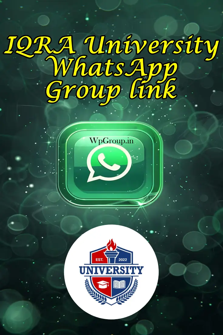 IQRA University WhatsApp Group Link