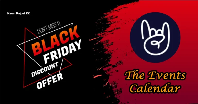 The Events Calendar Black Friday Sale