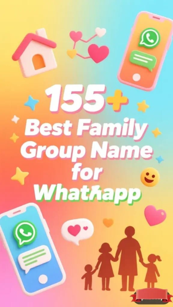 Best Family Group Name for WhatsApp – Creative Names