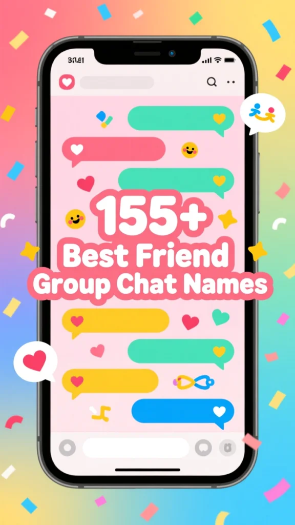 Best Friend Group Chat Names – Cool & Fun