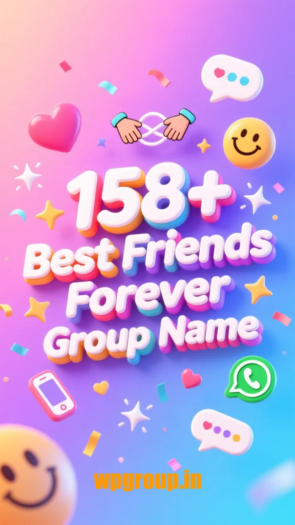 Best Friends Forever Group Name - Cool & Fun