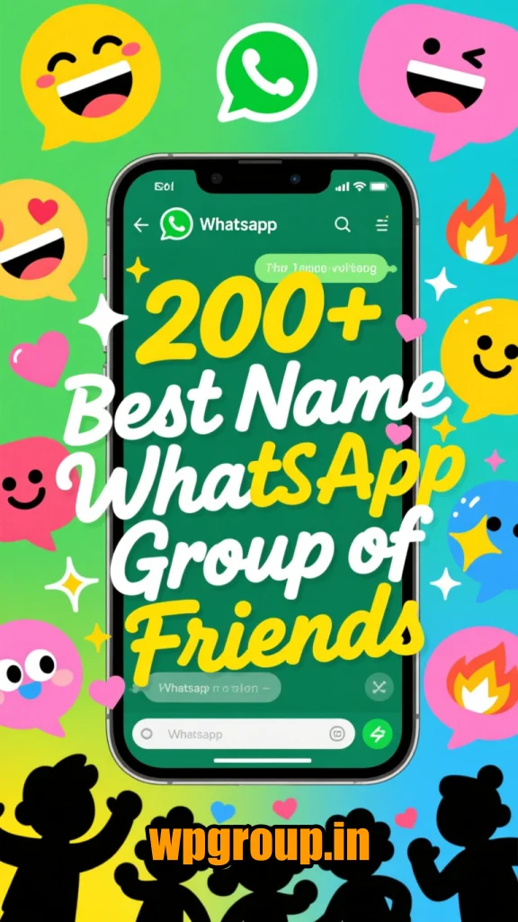 Best Name for WhatsApp Group of Friends – Cool & Fun