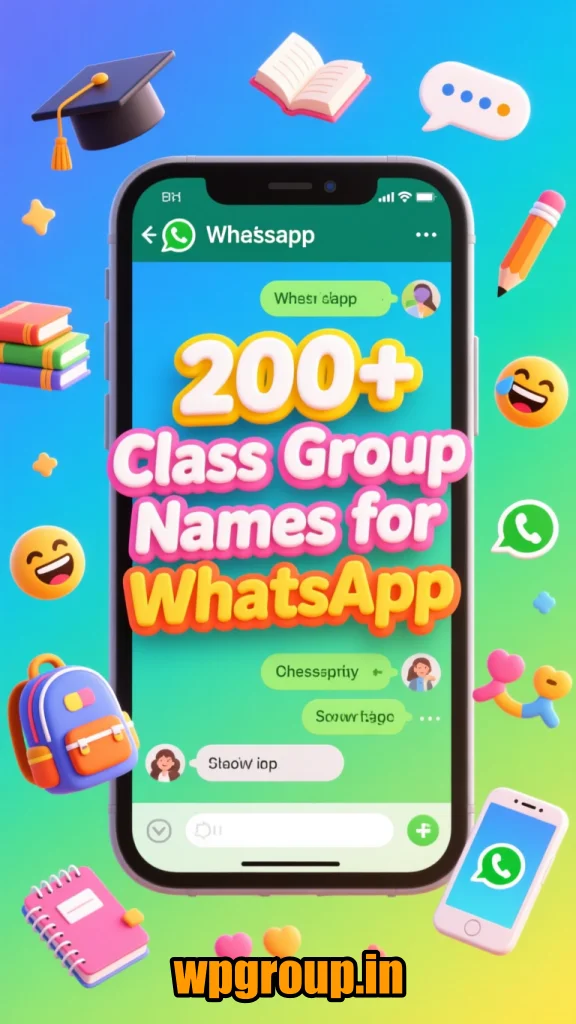 Class Group Names for WhatsApp
