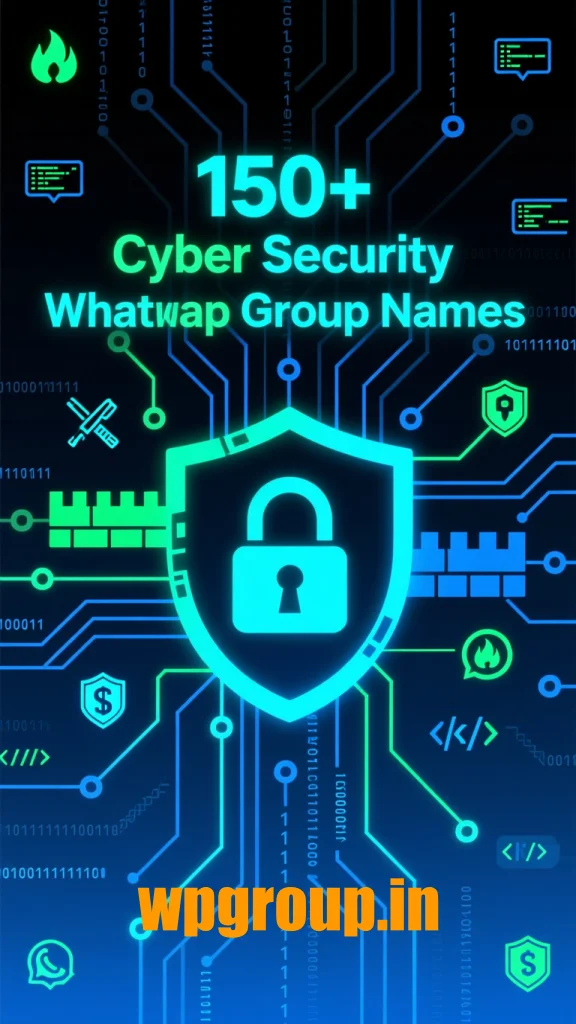 Cyber Security WhatsApp Group Names | Cool & Fun