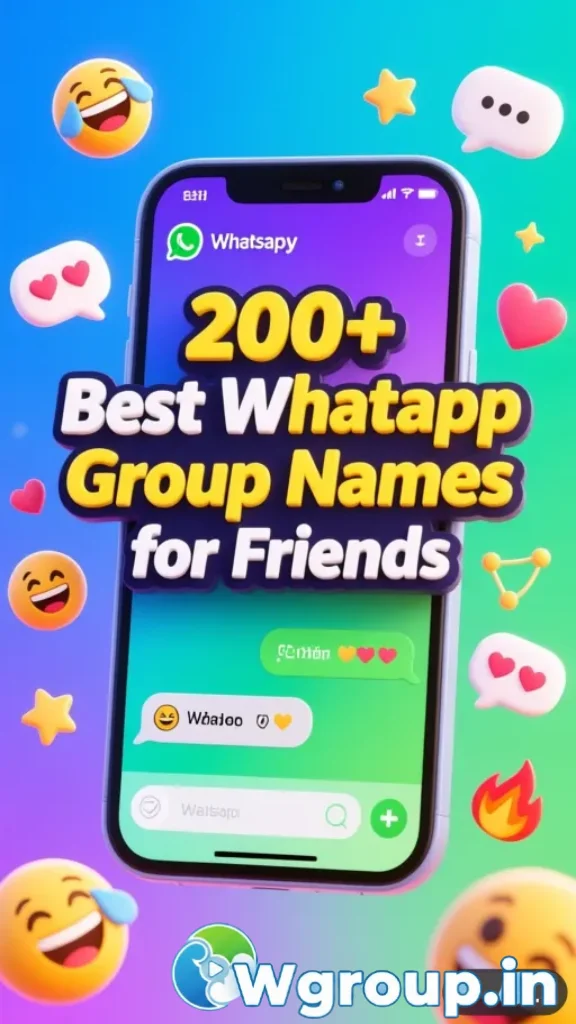 Best WhatsApp Group Names for Friends