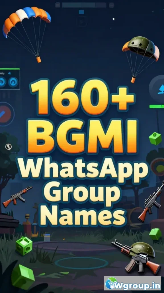 BGMI WhatsApp Group Names: Cool & Fun Picks