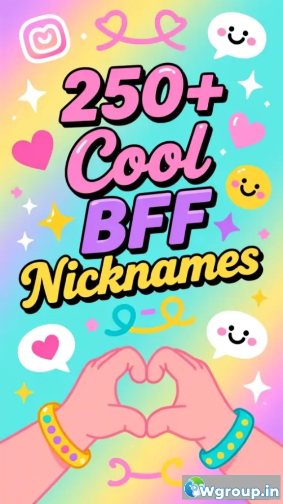 Cool BFF Nicknames
