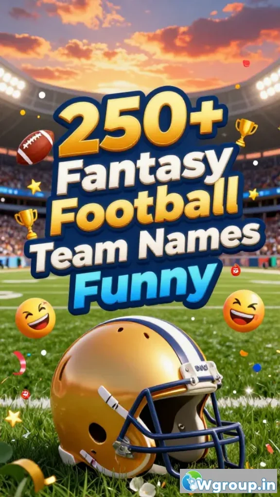Fantasy Football Team Names Funny
