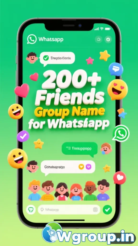 Friends Group Name for WhatsApp
