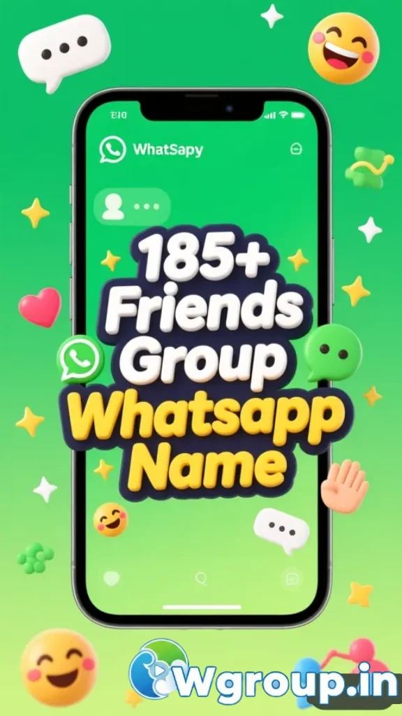 Friends Group WhatsApp Name