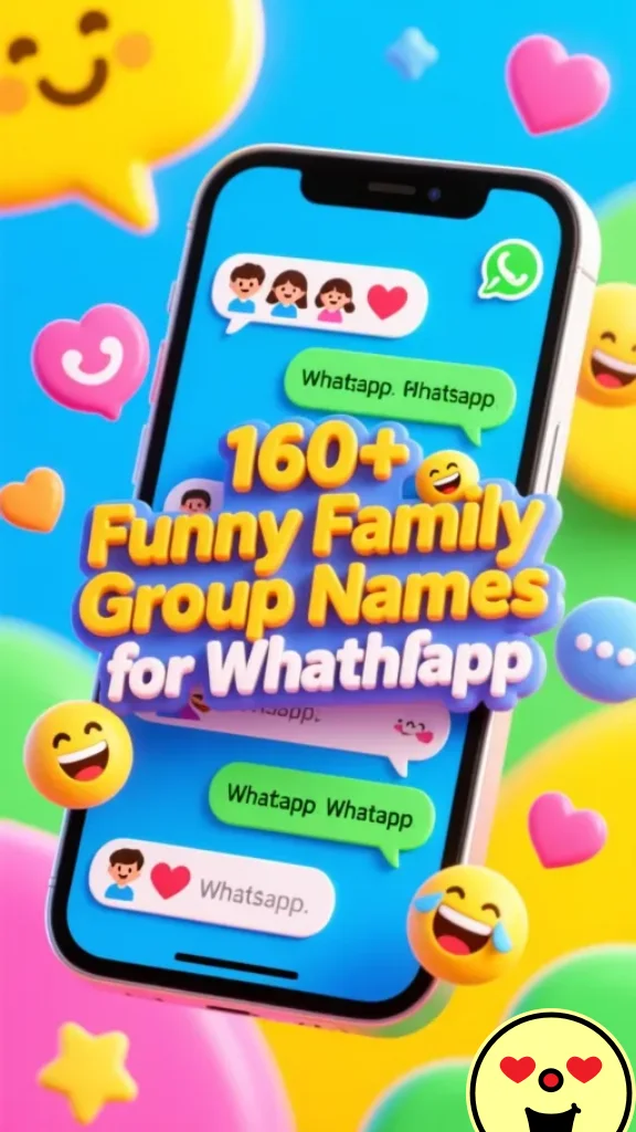 Funny Family Group Names for WhatsApp