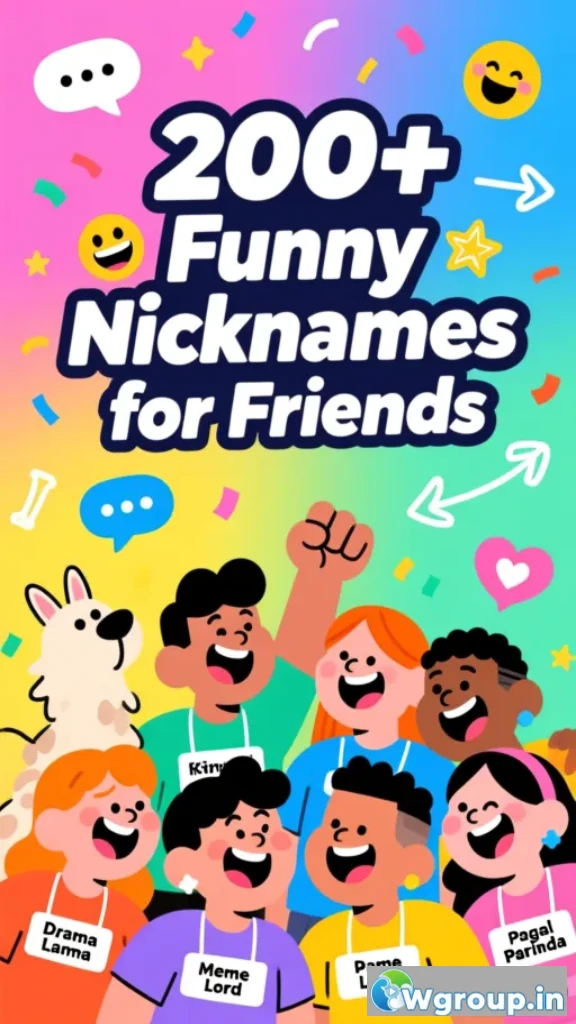 Funny Nicknames for Friends