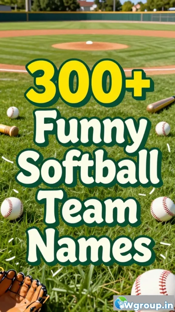 Funny Softball Team Names