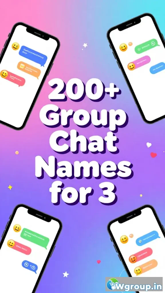 Group Chat Names for 3
