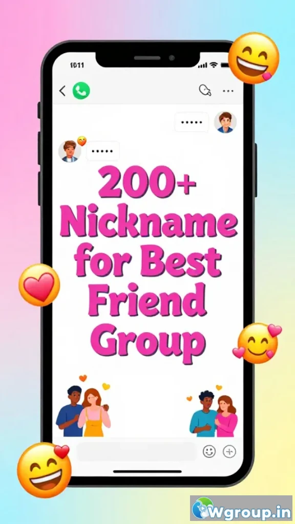 Nickname for Best Friend Group