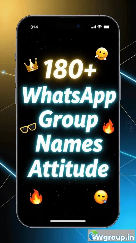 WhatsApp Group Names Attitude