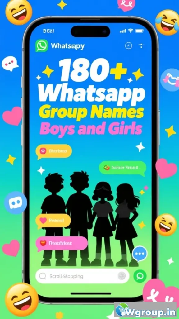 WhatsApp Group Names Boys and Girls