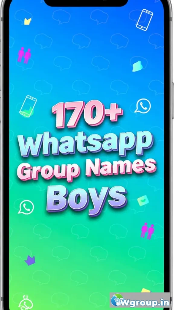 WhatsApp Group Names Boys