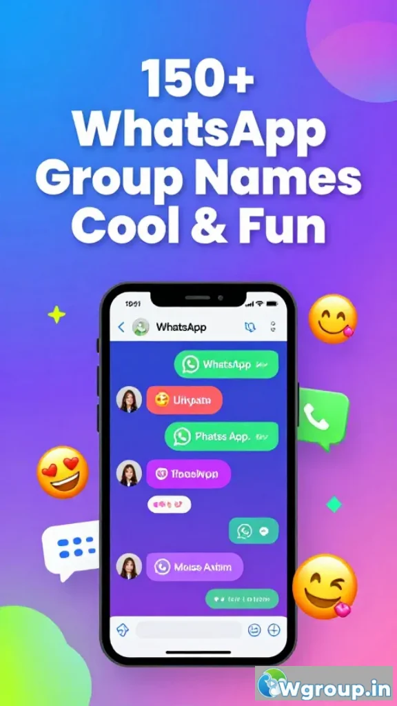 WhatsApp Group Names Cool & Fun