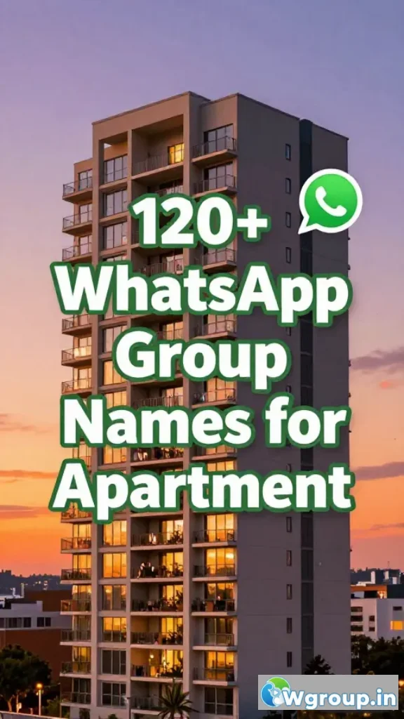 WhatsApp Group Names for Apartment – Cool & Fun