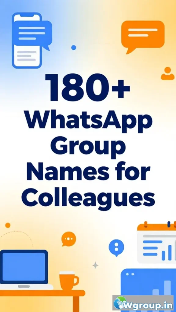 WhatsApp Group Names for Colleagues
