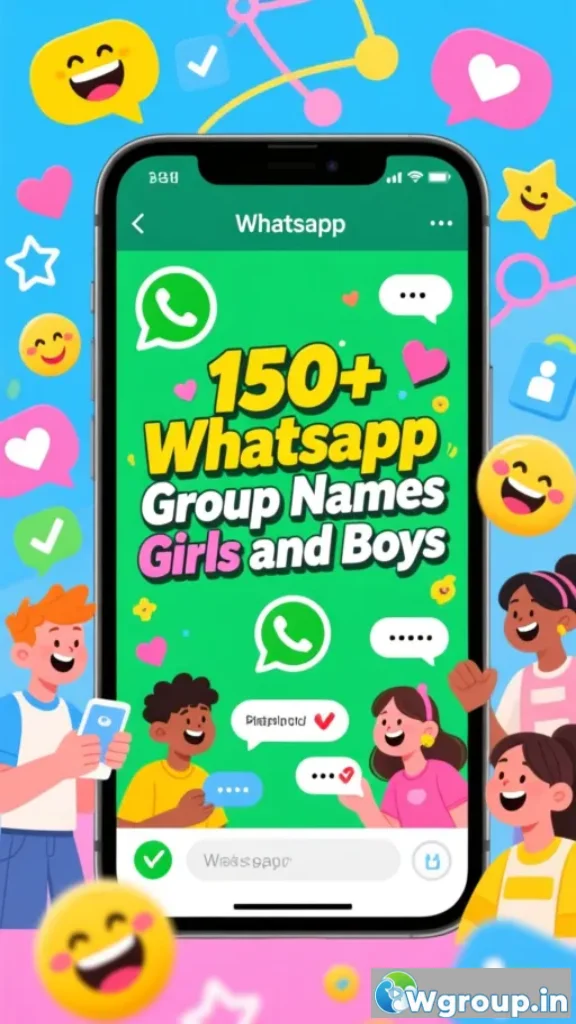WhatsApp Group Names Girls and Boys: Cool & Fun
