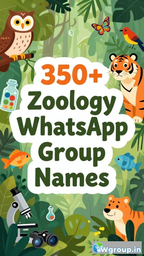 Zoology WhatsApp Group Names