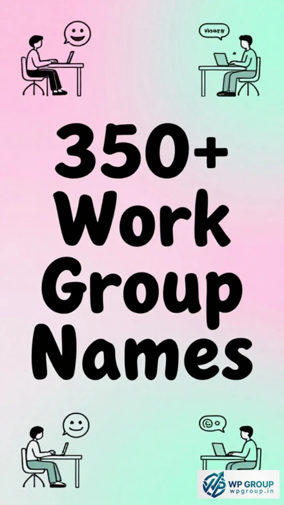 Work Group Names For WhatsApp