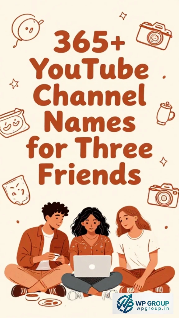YouTube Channel Names for Three Friends