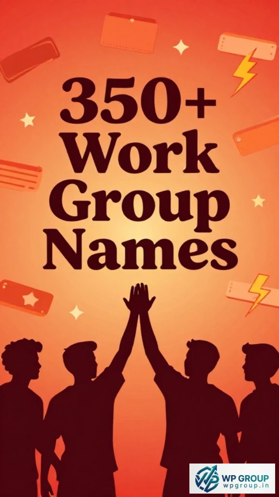 Work Group Names For WhatsApp