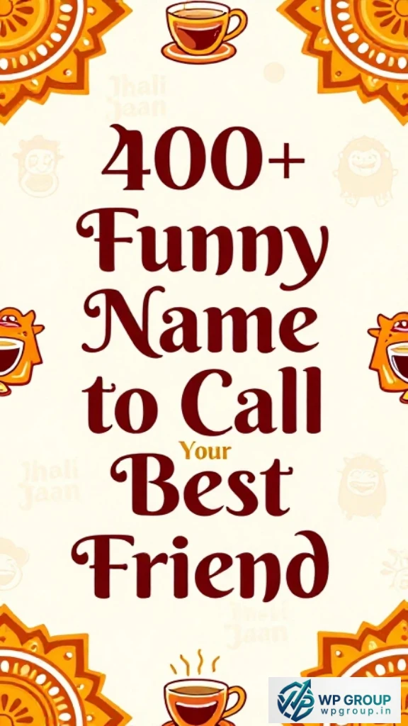 Funny Name to Call Your Best Friend