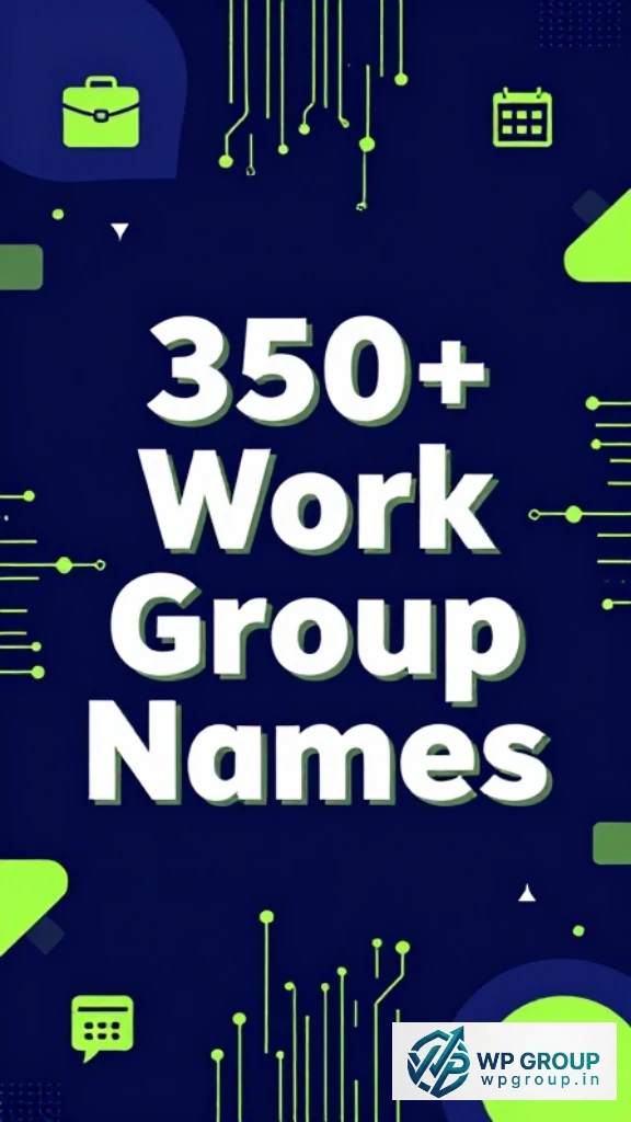 Work Group Names For WhatsApp